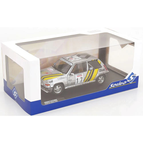 RENAULT 5 GT TURBO MK2 N.17 TOUR DE CORSE 1989 A.OREILLE 1:18 Solido Auto Rally Modellino