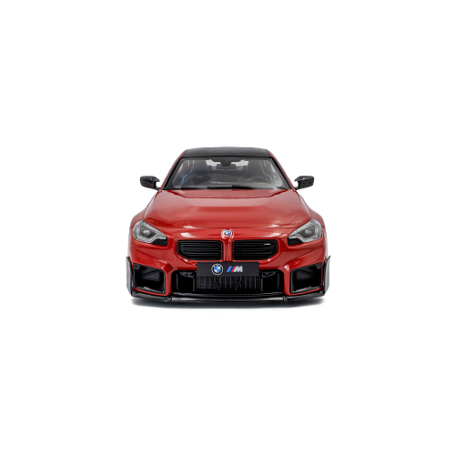 BMW M2 (G87) PERFORMANCE PARTS 2024 METALLIC TORONTO RED 1:18 Solido Auto Stradali Modellino