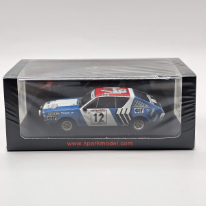 RENAULT 17 N.12 8TH TOUR DE CORSE 1974 J.F.PIOT-F.JAUBERT 1:43 Spark Model Auto Rally Modellino