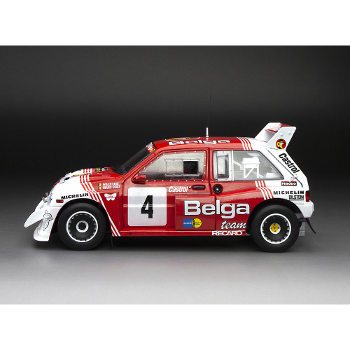 MG METRO 6R4 N.4 2ND LOTTO BIANCHI RALLY 1986 M.DUEZ-W.LUX 1:18 SunStar Auto Rally Modellino