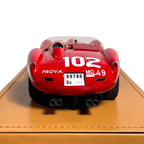 FERRARI 250 TR PONTOON-FENDER N.102 3RD TARGA FLORIO 1958 WV.TRIPS-M.HAWTH1:18 Tecnomodel Auto Competizione Modellino