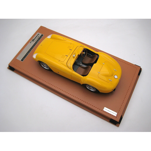 FERRARI 500 MONDIAL PRESS 1956 GIALLO MODENA 1:18 Tecnomodel Auto Competizione Modellino