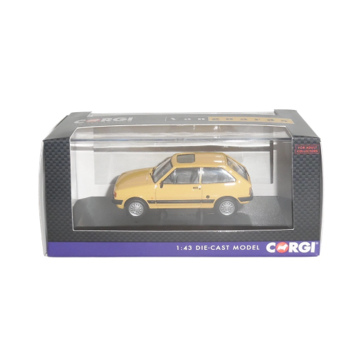 FORD FIESTA MK2 1.1L 1983 CITRINE YELLOW 1:43 Vanguards Auto Stradali Modellino