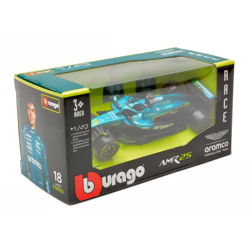 ASTON MARTIN AMR 25 N.18 2025 LANCE STROLL 1:43 Burago Formula 1 Modellino