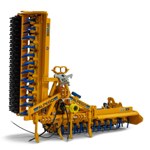 ERPICE CON RULLO DENTATO ALPEGO DTEK PLUS 600 + PACKER ROLLER 1:32 Ros Mezzi Agricoli e Accessori Modellino