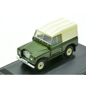 LAND ROVER SERIES III SWB HARD TOP GREEN/CREAM 1:76 Oxford Auto Stradali Modellino