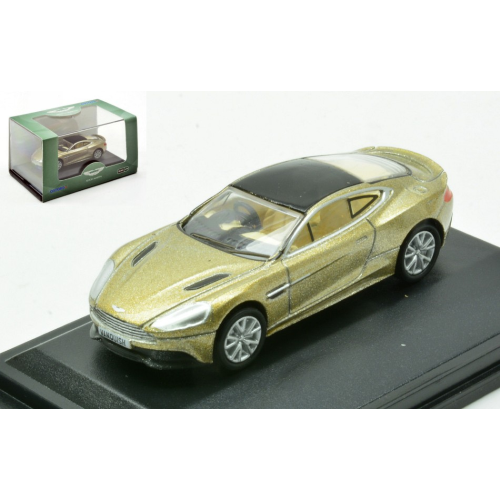 ASTON MARTIN VANQUISH COUPE' LIGHT BRONZE 1:76 Oxford Auto Stradali Modellino