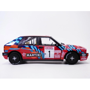 LANCIA DELTA HF INTEGRALE N.1 RALLY SAN REMO 1989 BIASION-SIVIERO 1:18 Solido Auto Rally Modellino