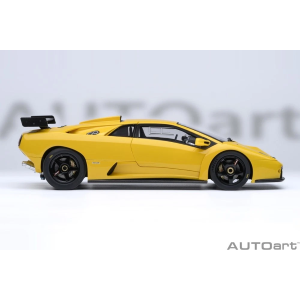 LAMBORGHINI DIABLO GTR 1999 YELLOW 1:18 AutoArt Auto Stradali Modellino