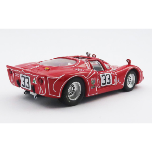 ALFA ROMEO 33.2 N.33 6H WATKINS GLEN 1968 KWECH-MARTINO 1:43 Best Model Auto Competizione Modellino