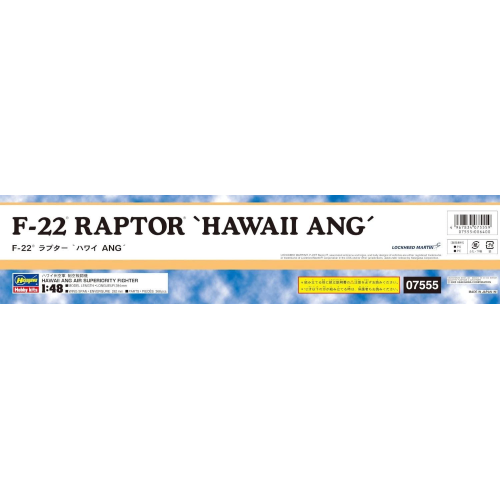 F-22 RAPTOR KIT 1:48 Hasegawa Kit Aerei Modellino