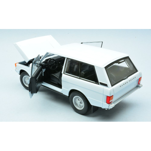 RANGE ROVER 1970 WHITE 1:24 Welly Auto Stradali Modellino