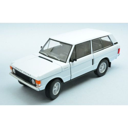 RANGE ROVER 1970 WHITE 1:24 Welly Auto Stradali Modellino
