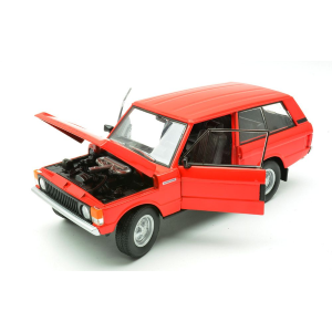 RANGE ROVER 1970 RED 1:24 Welly Auto Stradali Modellino
