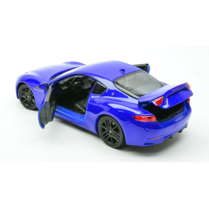 MASERATI GRAN TURISMO FOLGORE 2023 METALLIC BLUE 1:24 Welly Auto Stradali Modellino