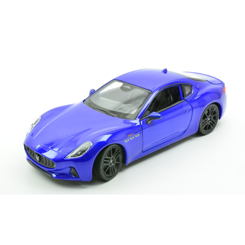 MASERATI GRAN TURISMO FOLGORE 2023 METALLIC BLUE 1:24 Welly Auto Stradali Modellino