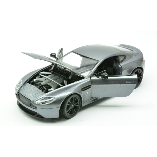 ASTON MARTIN VANTAGE 2023 METALLIC GREY 1:24 Welly Auto Stradali Modellino