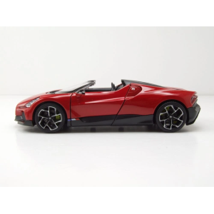 BUGATTI W16 MISTRAL 2023 RED 1:24 Welly Auto Stradali Modellino
