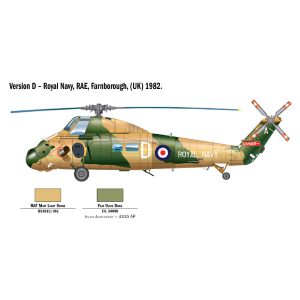 ELICOTTERO WESSEX UH-5 KIT 1:48 Italeri Kit Elicotteri Italeri Kit Elicotteri Modellino