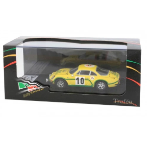 ALPINE A110 N.10 1ST CRITÉRIUM DE LA CÔTE FLEURIE 1974 BOURDON-MOUTARD 1:43 Trofeu Auto Competizione Modellino