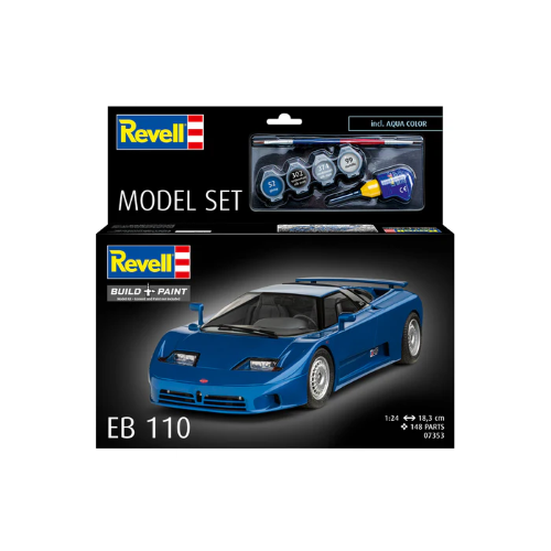 BUGATTI EB110 MODEL SET KIT 1:24 Revell Kit Auto Modellino