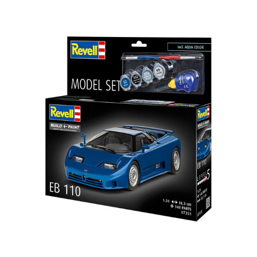 BUGATTI EB110 MODEL SET KIT 1:24 Revell Kit Auto Modellino