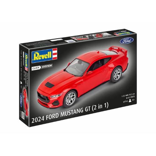FORD MUSTANG GT 2024 (CLICK SYSTEM) KIT 1:25 Revell Kit Auto Modellino
