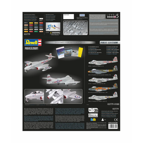 GLOSTER METEOR F.8/FR.9 (FIRST EDITION) KIT 1:32 Revell Kit Aerei Modellino