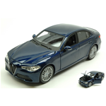 ALFA ROMEO GIULIA 2016 BLUE 1:24 Burago Auto Stradali Modellino