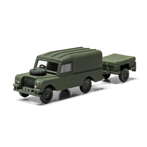 LWB LAND ROVER (HARD TOP) KIT 1:76 Airfix Kit Mezzi Militari Modellino