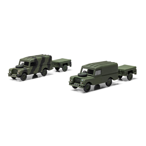 LWB LAND ROVER (HARD TOP) KIT 1:76 Airfix Kit Mezzi Militari Modellino