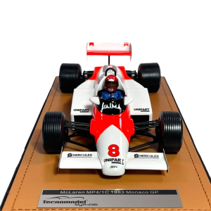 MCLAREN MP4/1C N.8 MONACO GP 1983 N.LAUDA (RAIN TYRES) WITH DRIVER 1:18 Tecnomodel Formula 1 Modellino