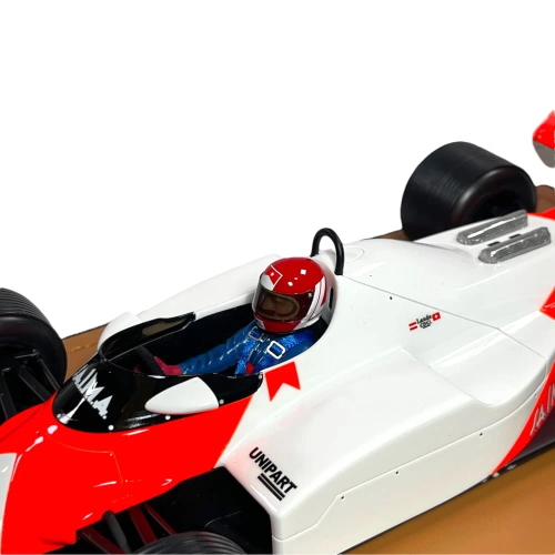 MCLAREN MP4/1C N.8 MONACO GP 1983 N.LAUDA (RAIN TYRES) WITH DRIVER 1:18 Tecnomodel Formula 1 Modellino