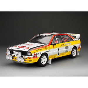 AUDI QUATTRO A2 N.1 WINNER RALLY MONTE CARLO 1984 ROHRL-GEISTDORFER 1:18 SunStar Auto Rally Modellino
