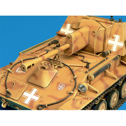 GERMAN JAGSPANZER SU-76 WITH CREW KIT 1:35 Miniart Kit Mezzi Militari Modellino
