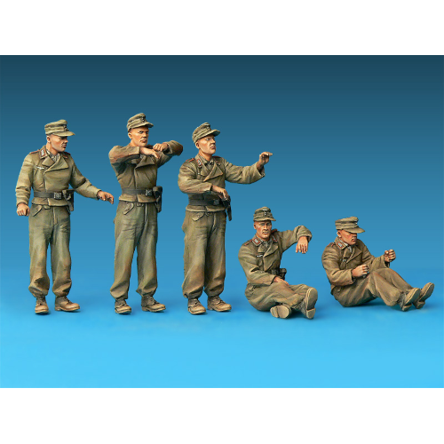 GERMAN SPG CREW RIDERS KIT 1:35 Miniart Kit Figure Militari Modellino