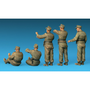 GERMAN SPG CREW RIDERS KIT 1:35 Miniart Kit Figure Militari Modellino