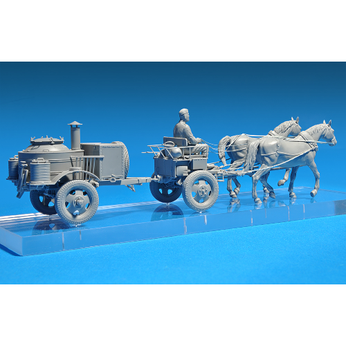 HORSES DRAW FIELD KITCHEN KP-42 KIT 1:35 Miniart Kit Figure Militari Modellino