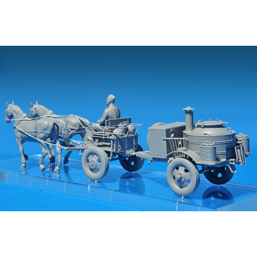 HORSES DRAW FIELD KITCHEN KP-42 KIT 1:35 Miniart Kit Figure Militari Modellino