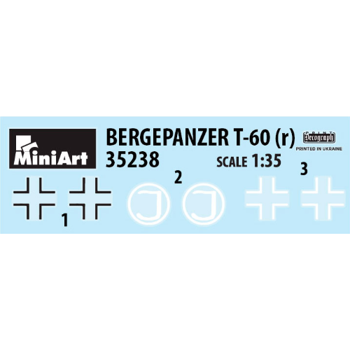 BERGEPANZER T-60 (R) INTERIOR KIT 1:35 Miniart Kit Mezzi Militari Modellino