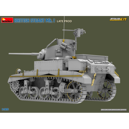 BRITISH STUART MK.I LATE PROD. INTERIOR KIT 1:35 Miniart Kit Mezzi Militari Modellino