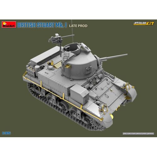 BRITISH STUART MK.I LATE PROD. INTERIOR KIT 1:35 Miniart Kit Mezzi Militari Modellino