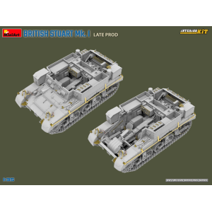 BRITISH STUART MK.I LATE PROD. INTERIOR KIT 1:35 Miniart Kit Mezzi Militari Modellino