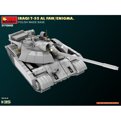 IRAQI T-55 AI FAW/ENIGMA POLISH MADE BASE KIT 1:35 Miniart Kit Mezzi Militari Modellino