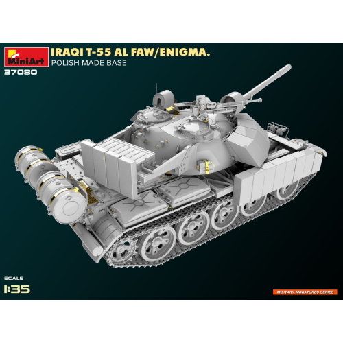 IRAQI T-55 AI FAW/ENIGMA POLISH MADE BASE KIT 1:35 Miniart Kit Mezzi Militari Modellino