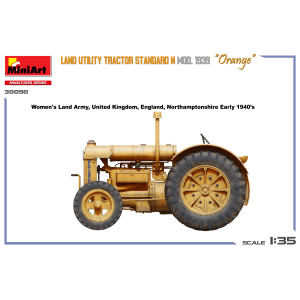 LAND UTILITY TRACTOR STANDARD N ORANGE MOD.1939 KIT 1:35 Miniart Kit Mezzi Militari Modellino