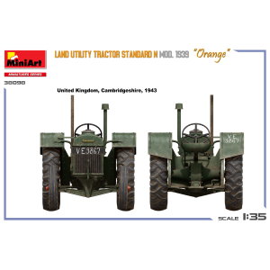 LAND UTILITY TRACTOR STANDARD N ORANGE MOD.1939 KIT 1:35 Miniart Kit Mezzi Militari Modellino