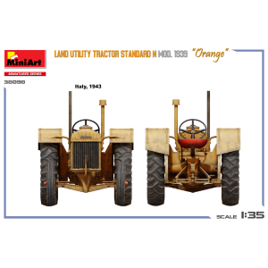 LAND UTILITY TRACTOR STANDARD N ORANGE MOD.1939 KIT 1:35 Miniart Kit Mezzi Militari Modellino