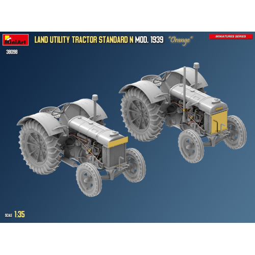 LAND UTILITY TRACTOR STANDARD N ORANGE MOD.1939 KIT 1:35 Miniart Kit Mezzi Militari Modellino