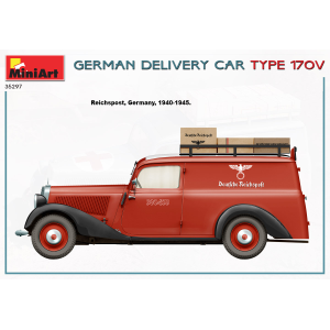 GERMAN DELIVERY CAR TYP 170V KIT 1:35 Miniart Kit Mezzi Militari Modellino